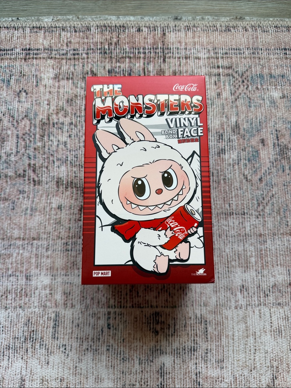 Popmart Labubu Coca-Cola The Monsters Vinyl Face